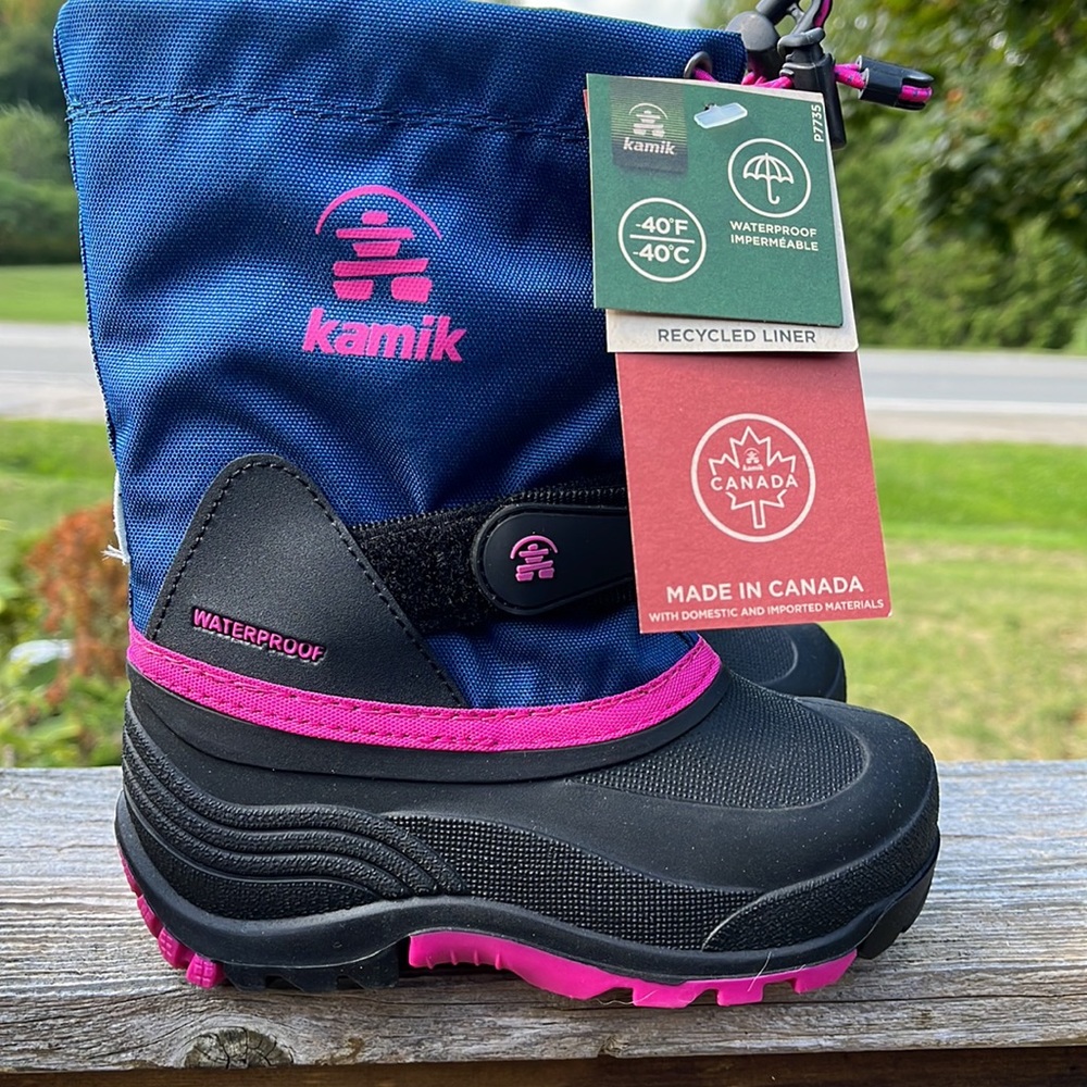 BNIB KIDS kamik girls Waterbugs (-40F) winter boots